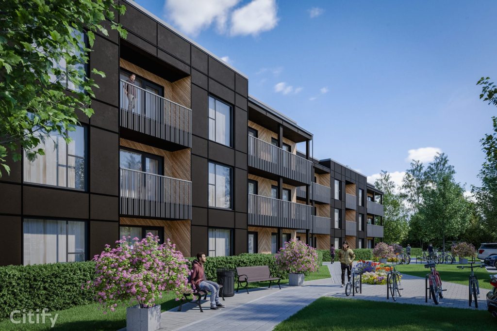 Meira Garden (Mores iela 28) - Multi apartment - visualization