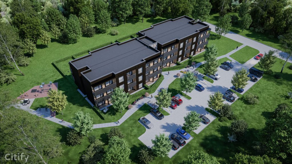 Meira Garden (Mores iela 28) - Multi apartment - visualization