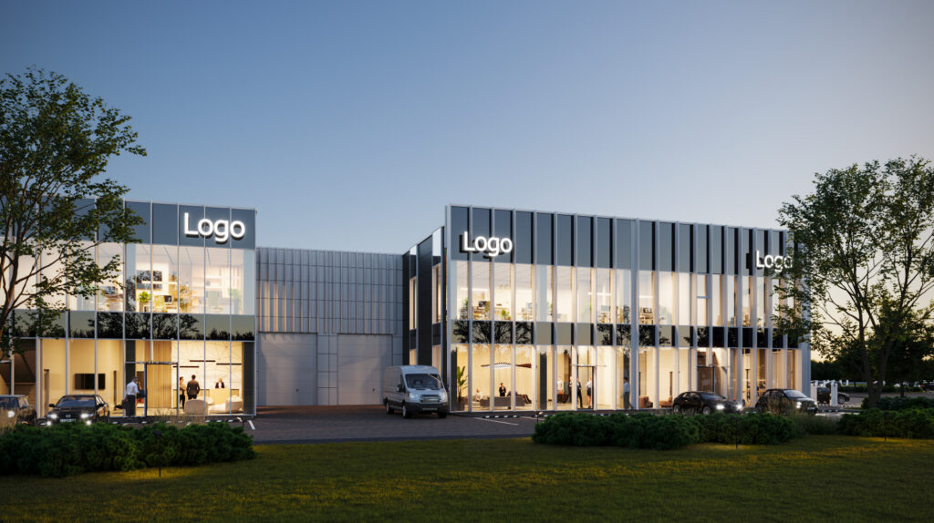 Vilniaus verslo parkas 2 (Sedulų g. 2, Bukiškio k.) - Birojs / Elastīgu platību - vizualizācija