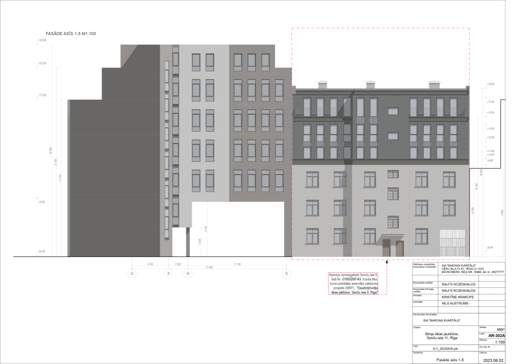Barons Kvartāls - Senču iela 11 (Senču iela 11) - Office center - visualization