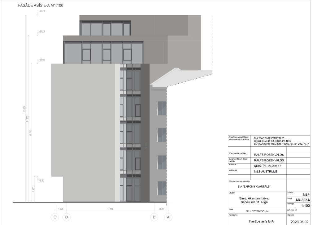 Barons Kvartāls - Senču iela 11 (Senču iela 11) - Office center - visualization
