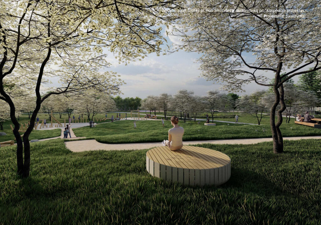 Parkas šalia Šilutės pl. (Šilutės pl.) - Park - visuaalne