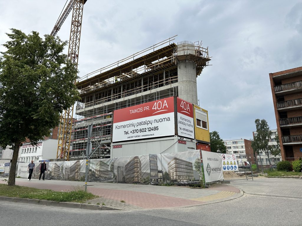 Taikos pr. 40A (Taikos pr. 40A) - Office center - construction photos