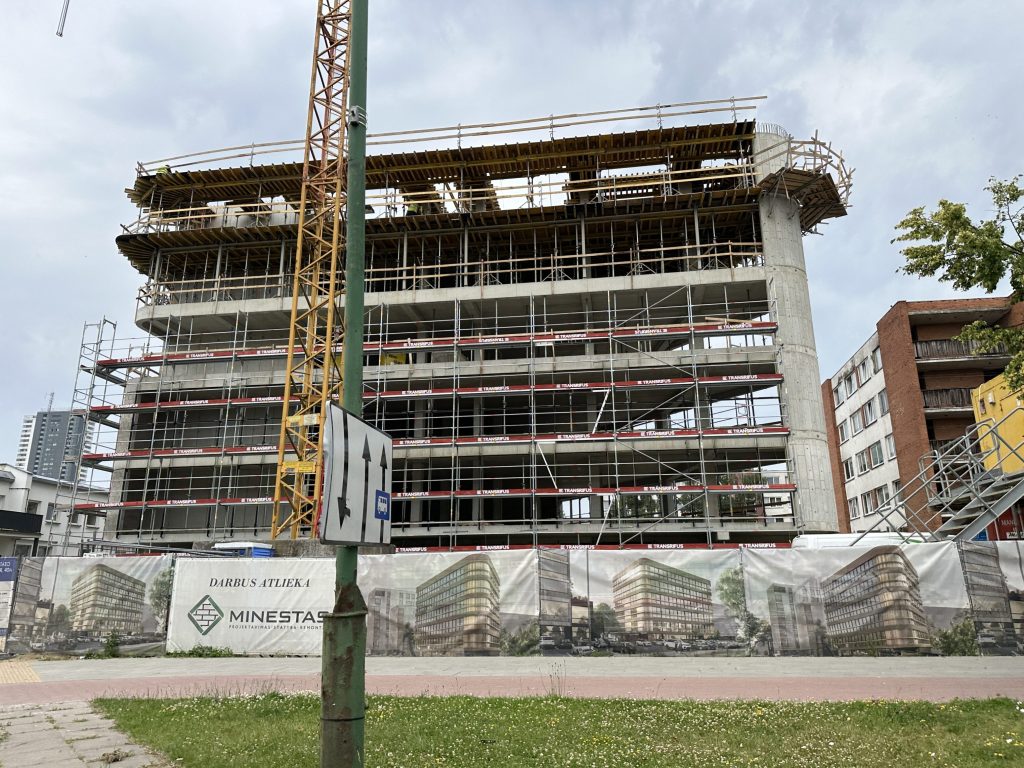 Taikos pr. 40A (Taikos pr. 40A) - Office center - construction photos