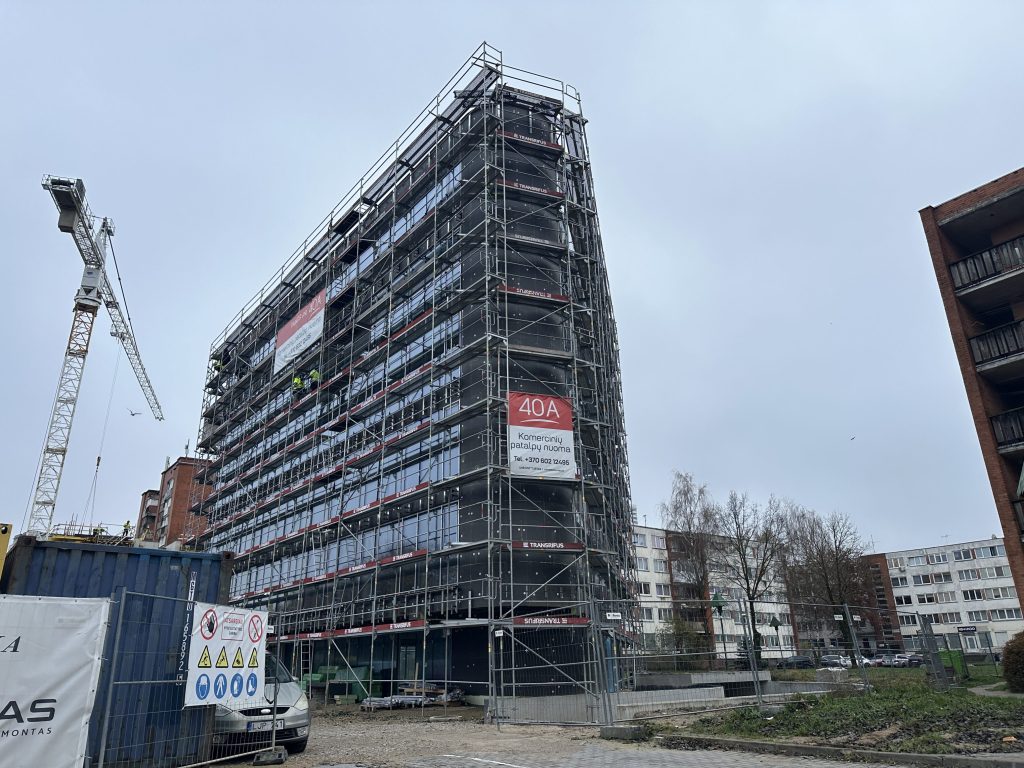 Taikos pr. 40A (Taikos pr. 40A) - Office center - construction photos