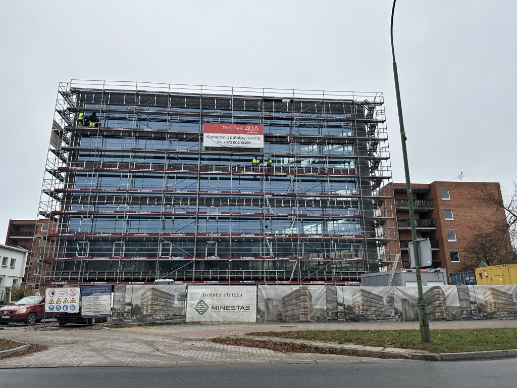 Taikos pr. 40A (Taikos pr. 40A) - Office center - construction photos