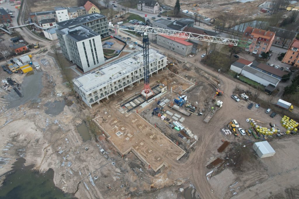 Bastionų namai | 2 etapas (Gluosnių g. 11, 13, 15, 17) - Multi apartment - construction photos