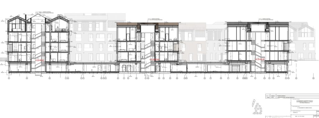 Sakai (Miško vilos) 1 etapas (Parodų g. 11) - Multi apartment - visualization