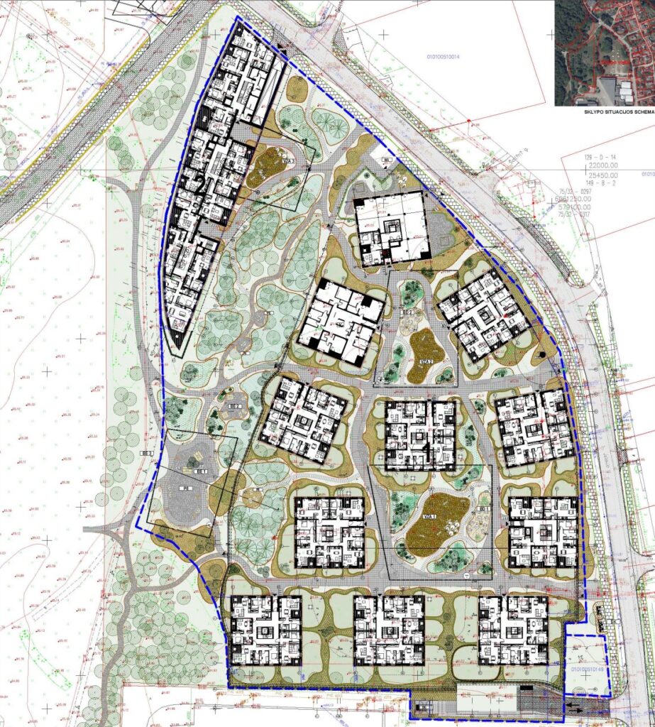 Sakai (Miško vilos) 1 etapas (Parodų g. 11) - Multi apartment - visualization