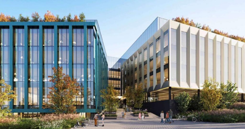 Drujos g. 2, 2 etapas (Drujos g. 2) - Office center, Shopping center - visualization