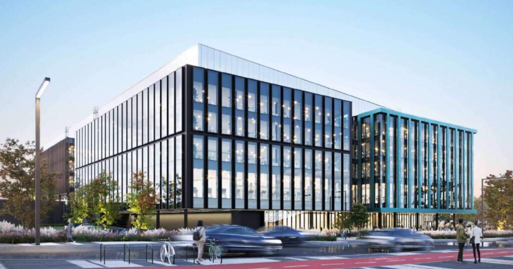 Drujos g. 2, 2 etapas (Drujos g. 2) - Office center, Shopping center - visualization