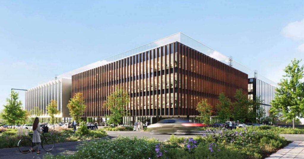 Drujos g. 2, 2 etapas (Drujos g. 2) - Office center, Shopping center - visualization