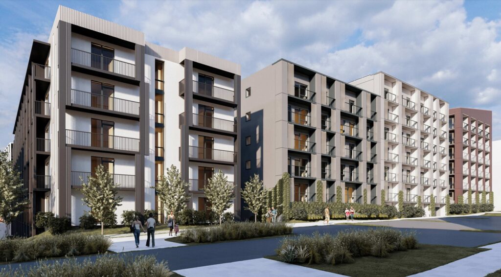 Drujos g. 2, 3 etapas (Drujos g. 2) - Co-living, Viešbutis - vizualizacija