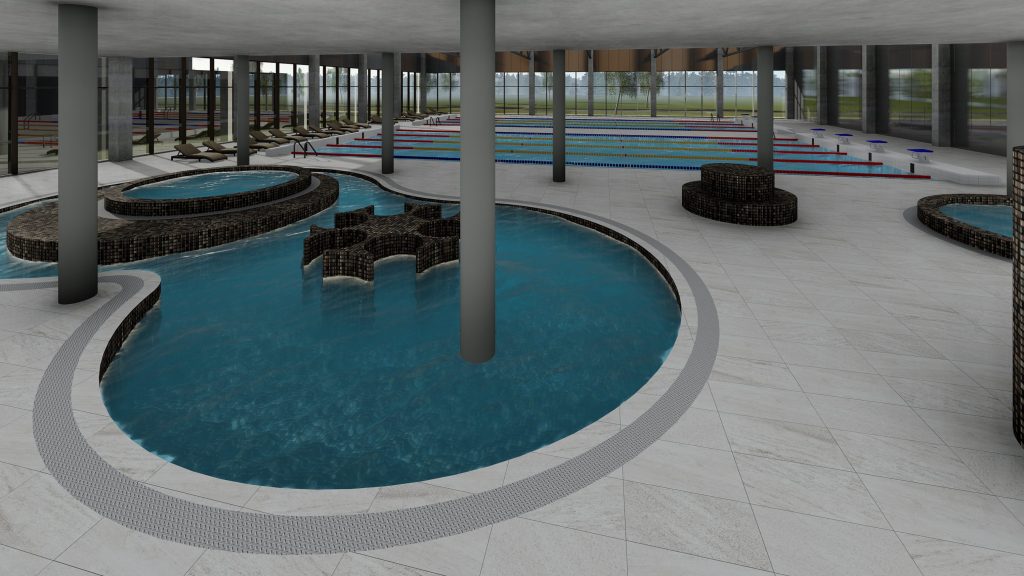Sporto kompleksas su baseinu ir SPA Girių g. (Girių g. 28) - Fitness center, Food services, Pool - visualization