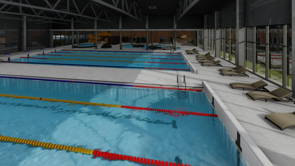 Sporto kompleksas su baseinu ir SPA Girių g. (Girių g. 28) - Fitness center, Food services, Pool - visualization