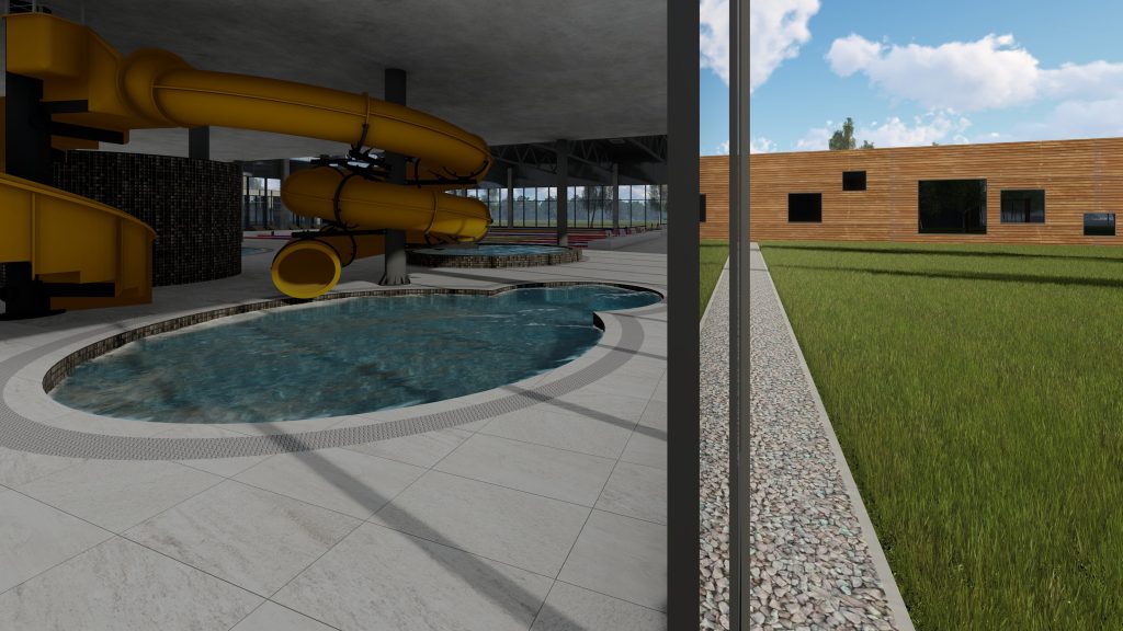 Sporto kompleksas su baseinu ir SPA Girių g. (Girių g. 28) - Fitness center, Food services, Pool - visualization