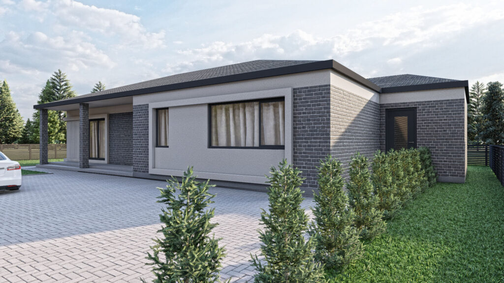 Kernavės 19 namai (Kernavės g. 17, 19) - Private house community - visualization