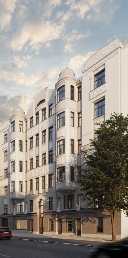 Donberga kvartāls - Lāčplēša iela 61 - Fasādes māja (Lāčplēša iela 61) - Multi apartment - visualization