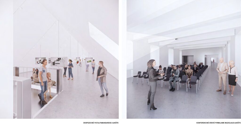 Naujojo Arsenalo rekonstrukcija (Arsenalo g. 1) - Museum - visualization