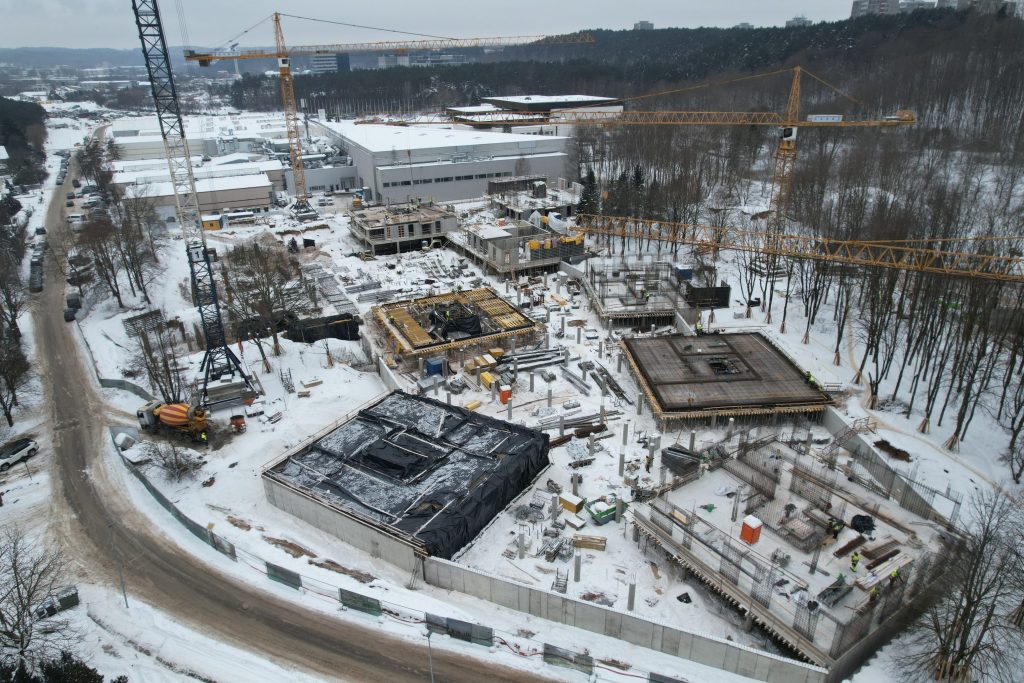 Sakai (Miško vilos) 1 etapas (Parodų g. 11) - Multi apartment - construction photos