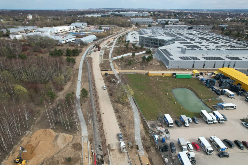 Ditvos g. nuo Svylos g. iki Gaujos g. 22 (Ditvos g.) - Bike path, Street - construction photos