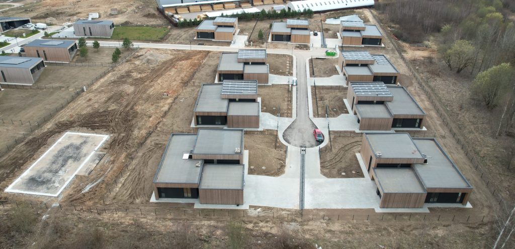 Home plus (Kolektyvo g. 33, 35, 37, 39, 41, 43, 45, 47, 49, 51, 53, 55, 57, 59, 61, 63, 67, 69, 71, 73, 75, 77, 79, 81, Nemėžis) - Private house community - construction photos