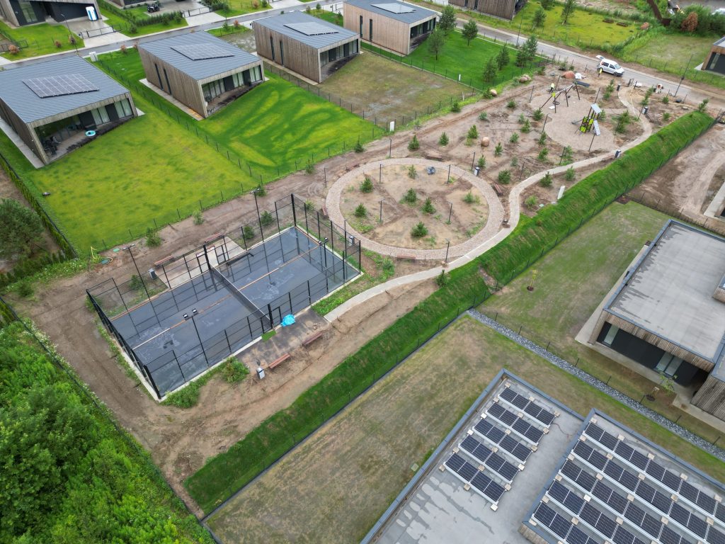 Home plus (Kolektyvo g. 33, 35, 37, 39, 41, 43, 45, 47, 49, 51, 53, 55, 57, 59, 61, 63, 67, 69, 71, 73, 75, 77, 79, 81, Nemėžis) - Private house community - construction photos