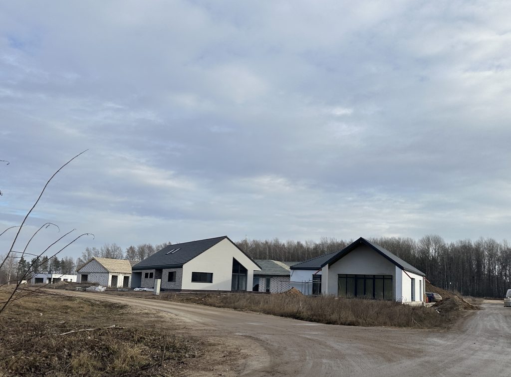 Kunigiškių perlas (namai) (Fazanų g. 3, 5, Putpelių g. 1, 2, 3, 4, 5, 6, 7, 9, 11, Alksnyno g. 18) - Private house community - construction photos