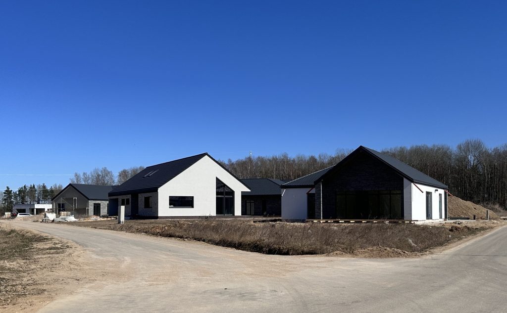 Kunigiškių perlas (namai) (Fazanų g. 3, 5, Putpelių g. 1, 2, 3, 4, 5, 6, 7, 9, 11, Alksnyno g. 18) - Private house community - construction photos