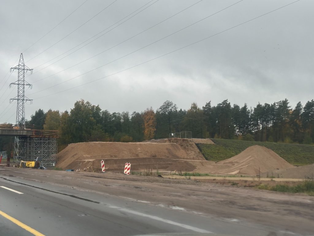 Skirtingų lygių sankryžos ties Ašigalio g. (Ašigalio g., Briedžių tak.) - Road - construction photos