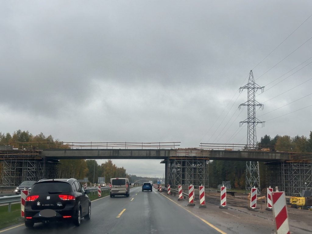 Skirtingų lygių sankryžos ties Ašigalio g. (Ašigalio g., Briedžių tak.) - Road - construction photos