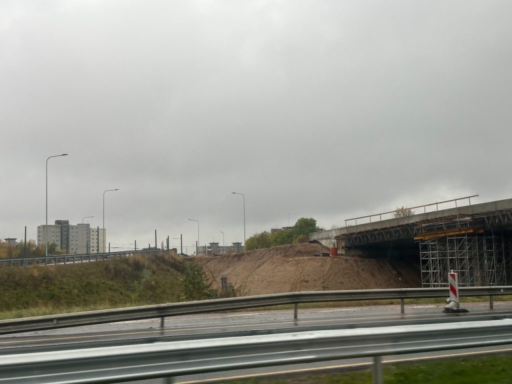 Skirtingų lygių sankryžos ties Ašigalio g. (Ašigalio g., Briedžių tak.) - Road - construction photos