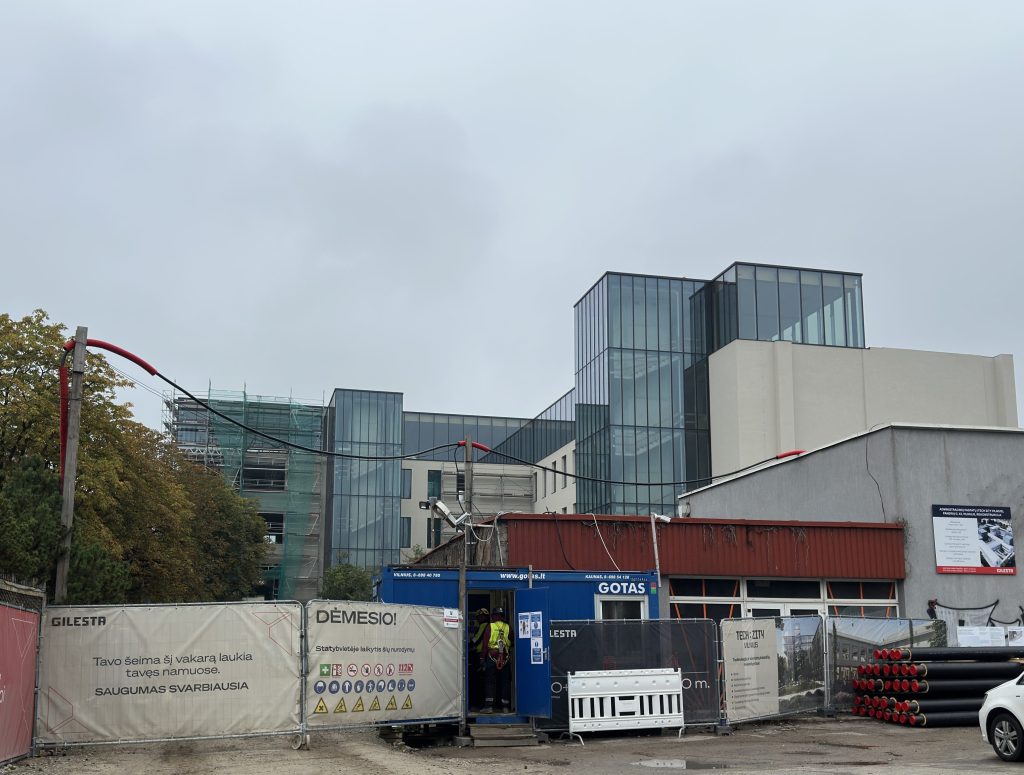 Tech Zity Lilium 1 etapas (Panerių g. 43) - Office center - construction photos