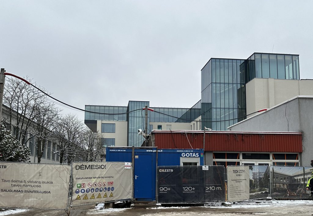 Tech Zity Lilium 1 etapas (Panerių g. 43) - Office center - construction photos