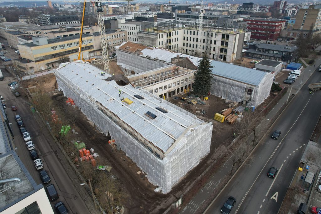 Tech Zity Lilium 2 etapas (Panerių g. 43) - Office center - construction photos