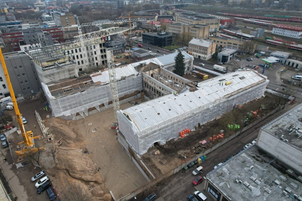 Tech Zity Lilium 2 etapas (Panerių g. 43) - Office center - construction photos