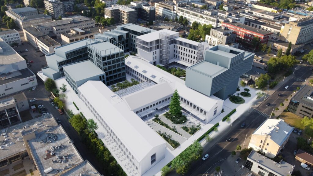 Tech Zity Lilium 1 etapas (Panerių g. 43) - Office center - visualization