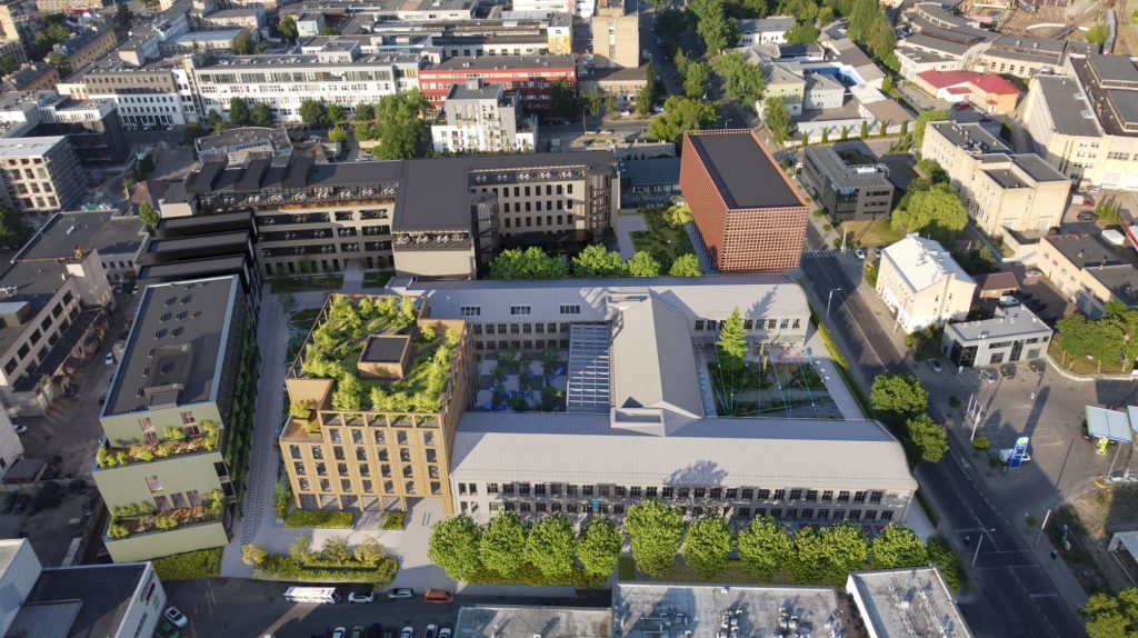 Tech Zity Lilium 3 etapas (Panerių g. 43) - Hotel, Office center - visualization