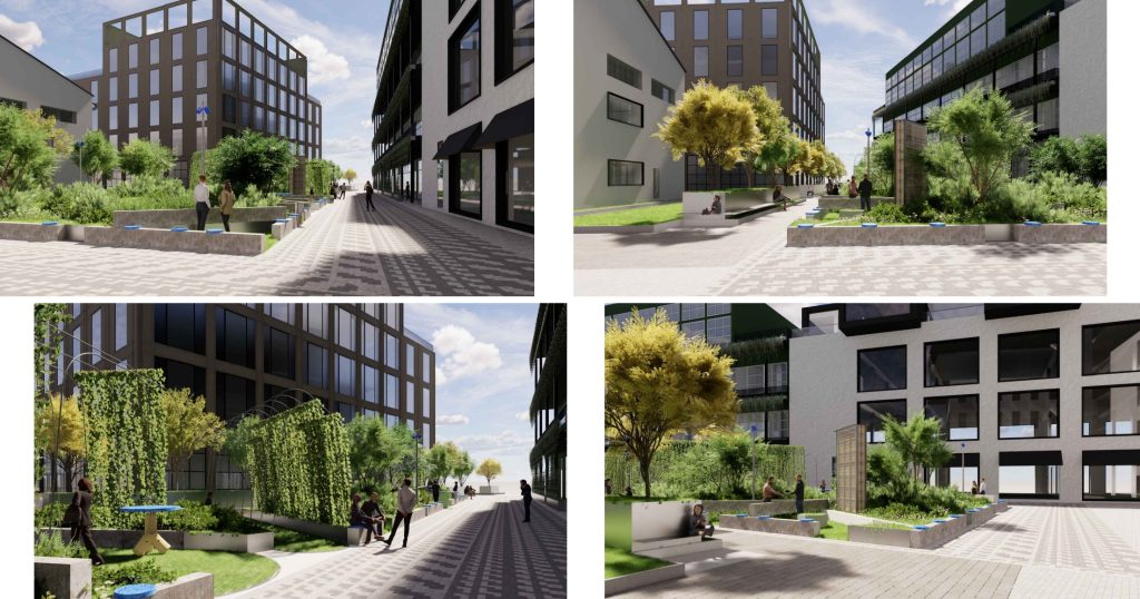 Tech Zity Lilium 3 etapas (Panerių g. 43) - Hotel, Office center - visualization