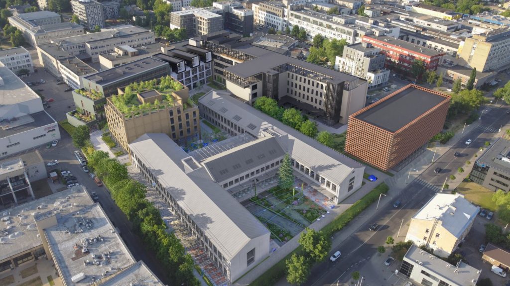 Tech Zity Lilium 3 etapas (Panerių g. 43) - Hotel, Office center - visualization