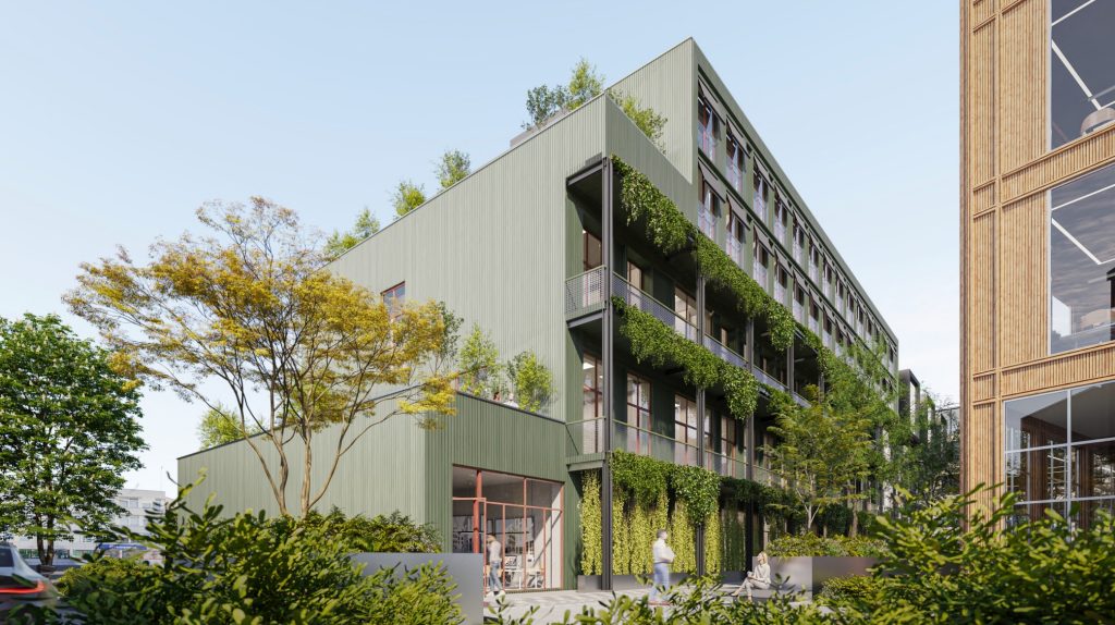 Tech Zity Lilium 3 etapas (Panerių g. 43) - Hotel, Office center - visualization