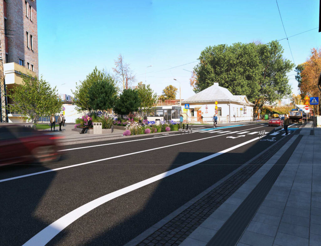 Timoteja un Turgeņeva ielas krustojuma pārbūve (Timoteja iela, Turgeņeva iela) - Road - visualization