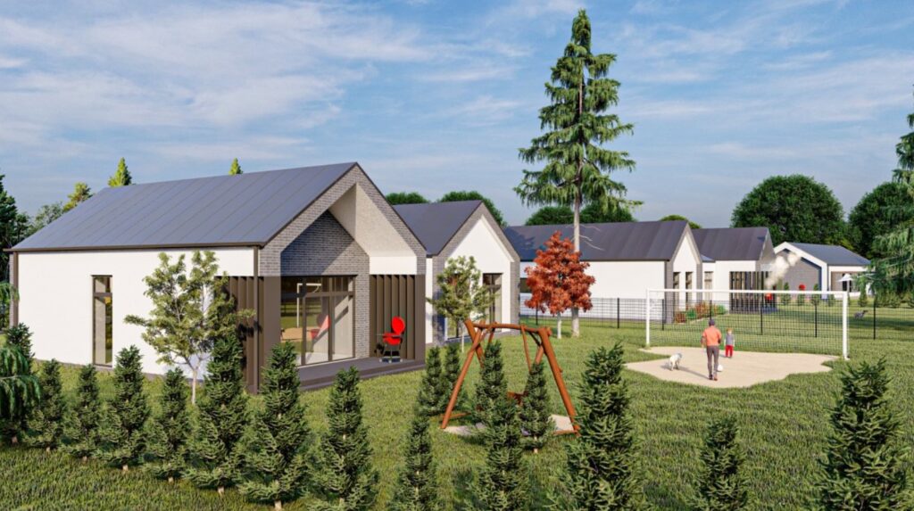 Vorupės namai (Papiškių g., Vorupės g.) (Vorupės g. 66, 68, 74, 76, Papiškių g. 45, 47, 49, 51) - Row housing - visualization