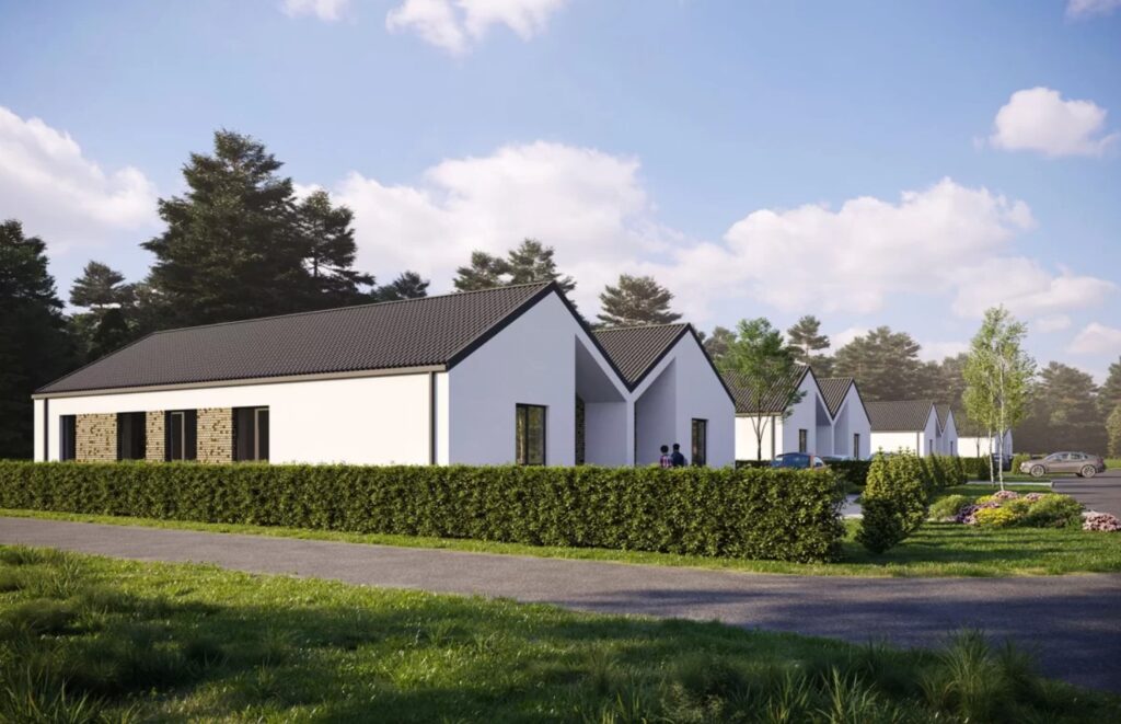 Vorupės namai (Papiškių g., Vorupės g.) (Vorupės g. 66, 68, 74, 76, Papiškių g. 45, 47, 49, 51) - Row housing - visualization