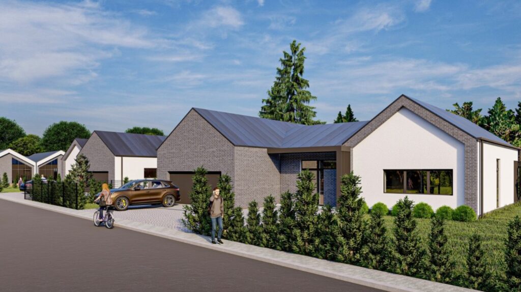 Vorupės namai (Papiškių g., Vorupės g.) (Vorupės g. 66, 68, 74, 76, Papiškių g. 45, 47, 49, 51) - Row housing - visualization