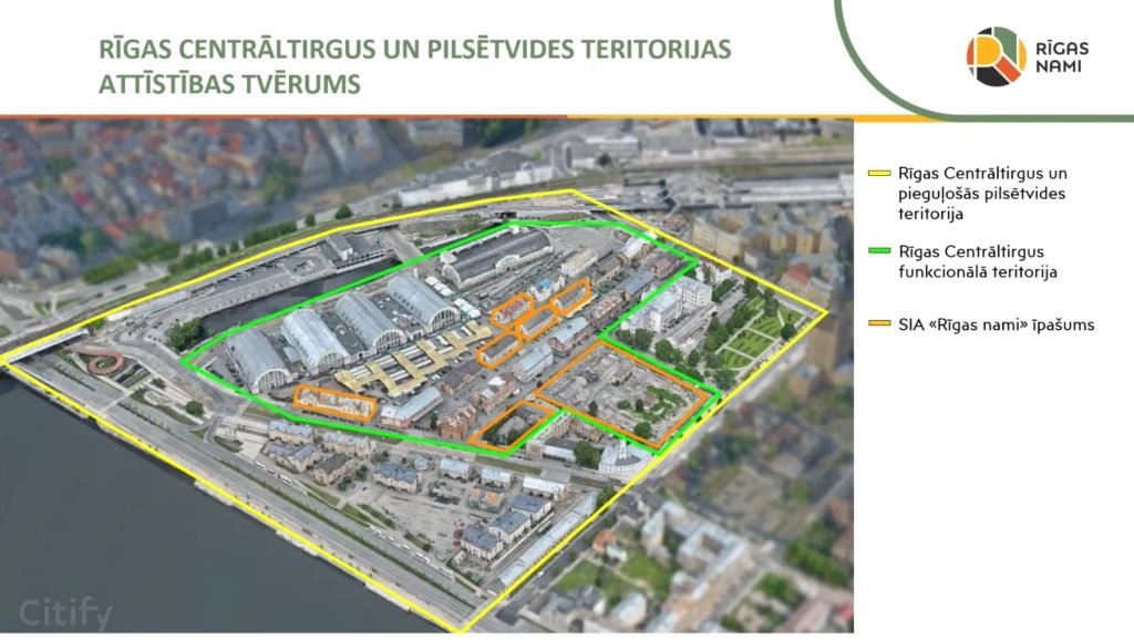 Rīgas Centrāltirgus labiekārtojums (Centrāltirgus iela 1) - Food store - visualization
