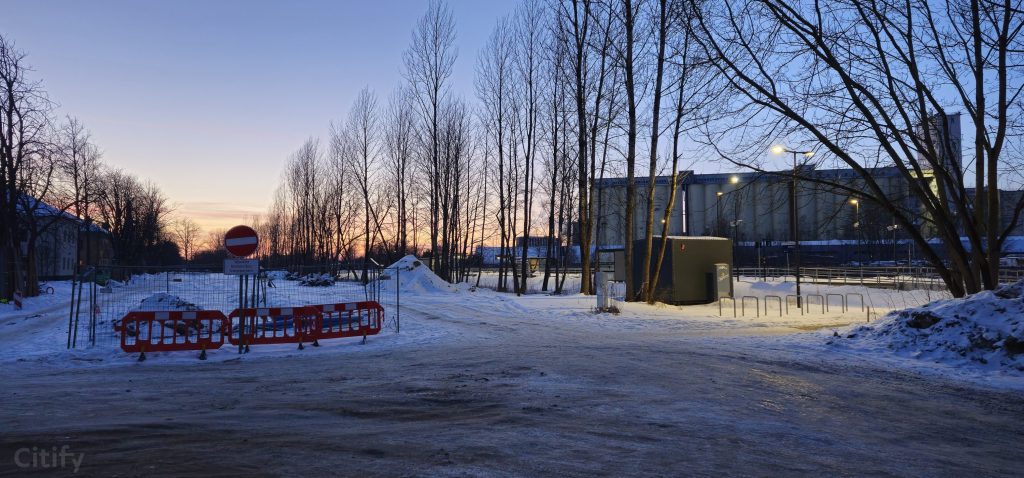 Mobilitātes punkts "Šmerlis (Alfa)" (Bērzpils iela) - Kitas susisiekimo objektas - statybų nuotraukos