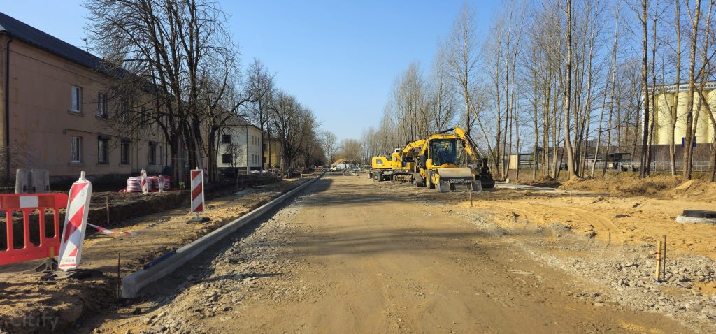 Mobilitātes punkts "Šmerlis (Alfa)" (Bērzpils iela) - Kitas susisiekimo objektas - statybų nuotraukos