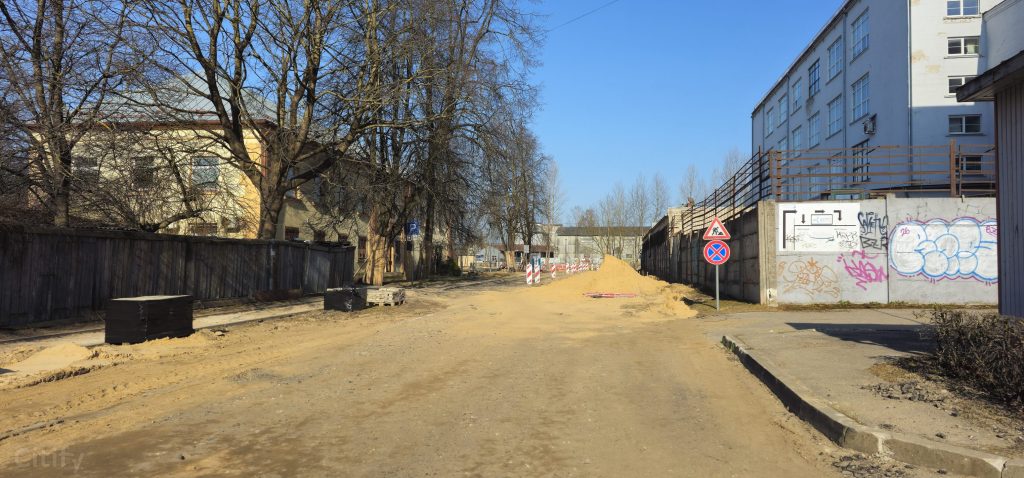 Mobilitātes punkts "Šmerlis (Alfa)" (Bērzpils iela) - Kitas susisiekimo objektas - statybų nuotraukos