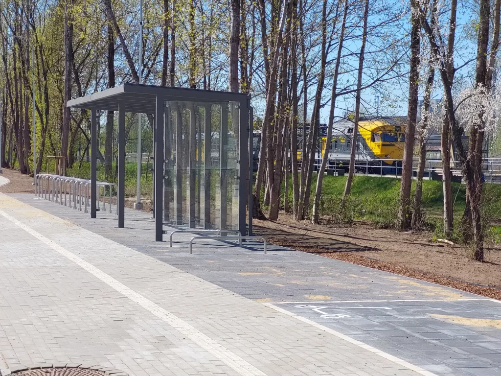 Mobilitātes punkts "Šmerlis (Alfa)" (Bērzpils iela) - Other commute - construction photos